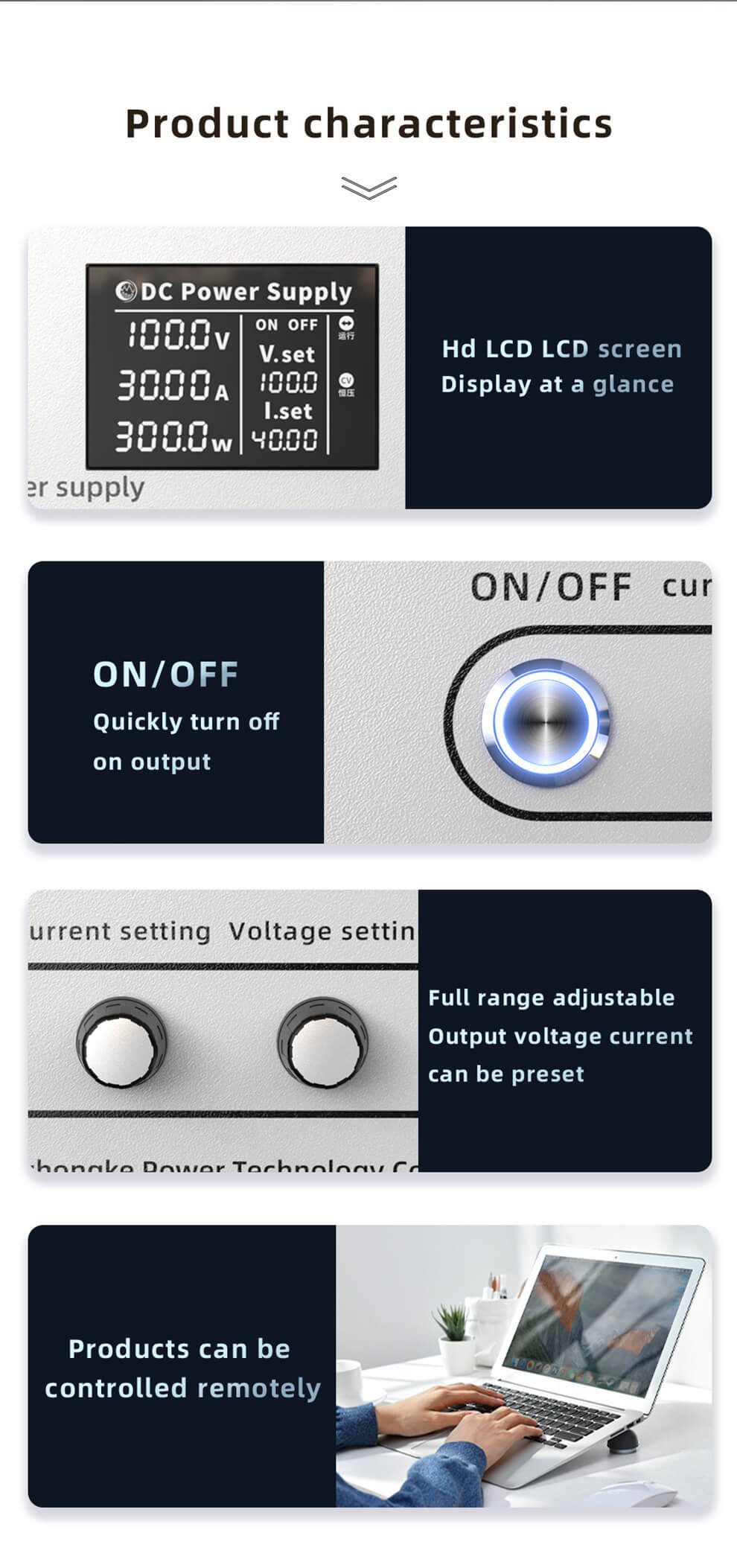 6KW programmable dc power supply characteristics